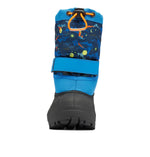 Columbia Youth Unisex Powderbug Plus II Print, Bright Indigo/Bright Orange, 5