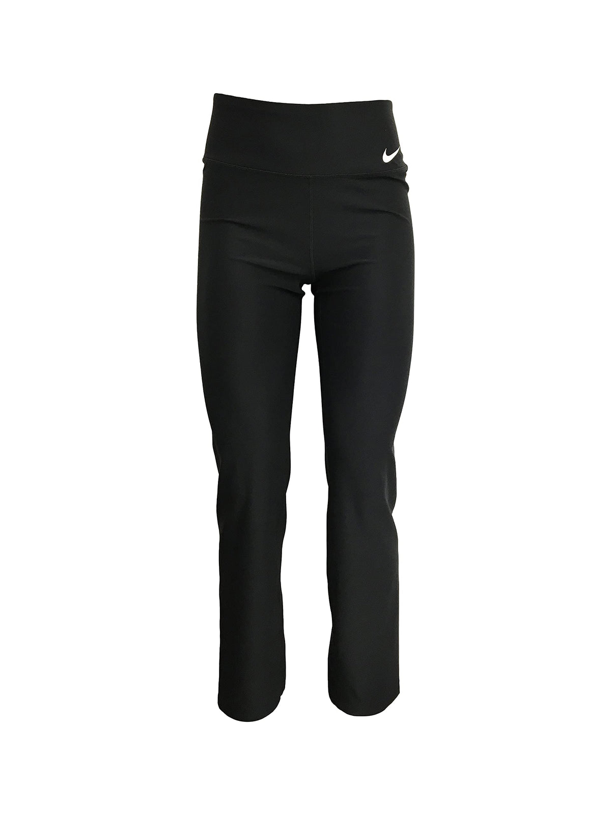 Nike Women's Yoga Pants Polyester/Spandex Blend Power Victory Standard Fit Pants Black (Medium)