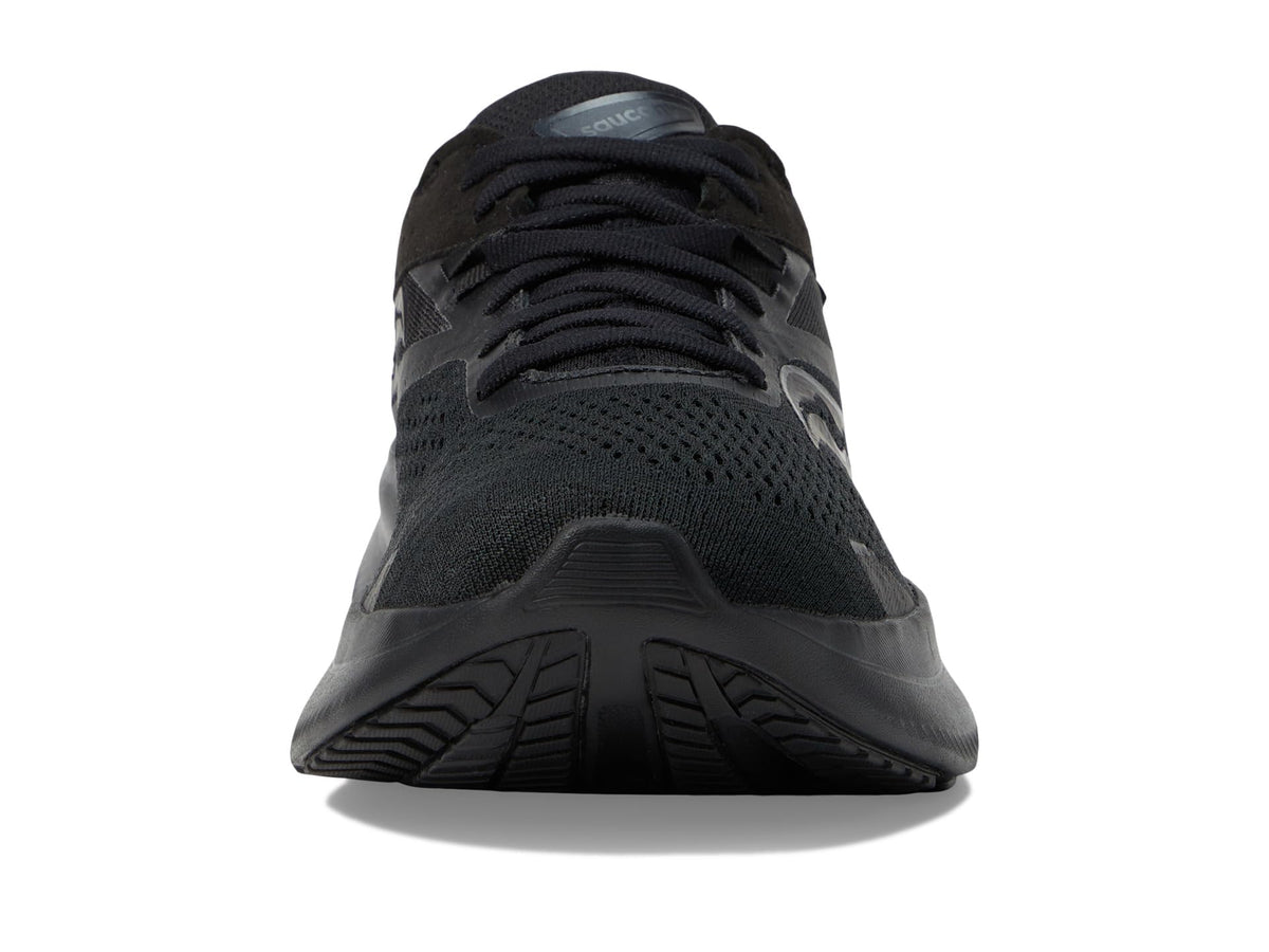 Saucony Women's Ride 16 Sneaker, Triple Black, 11.5