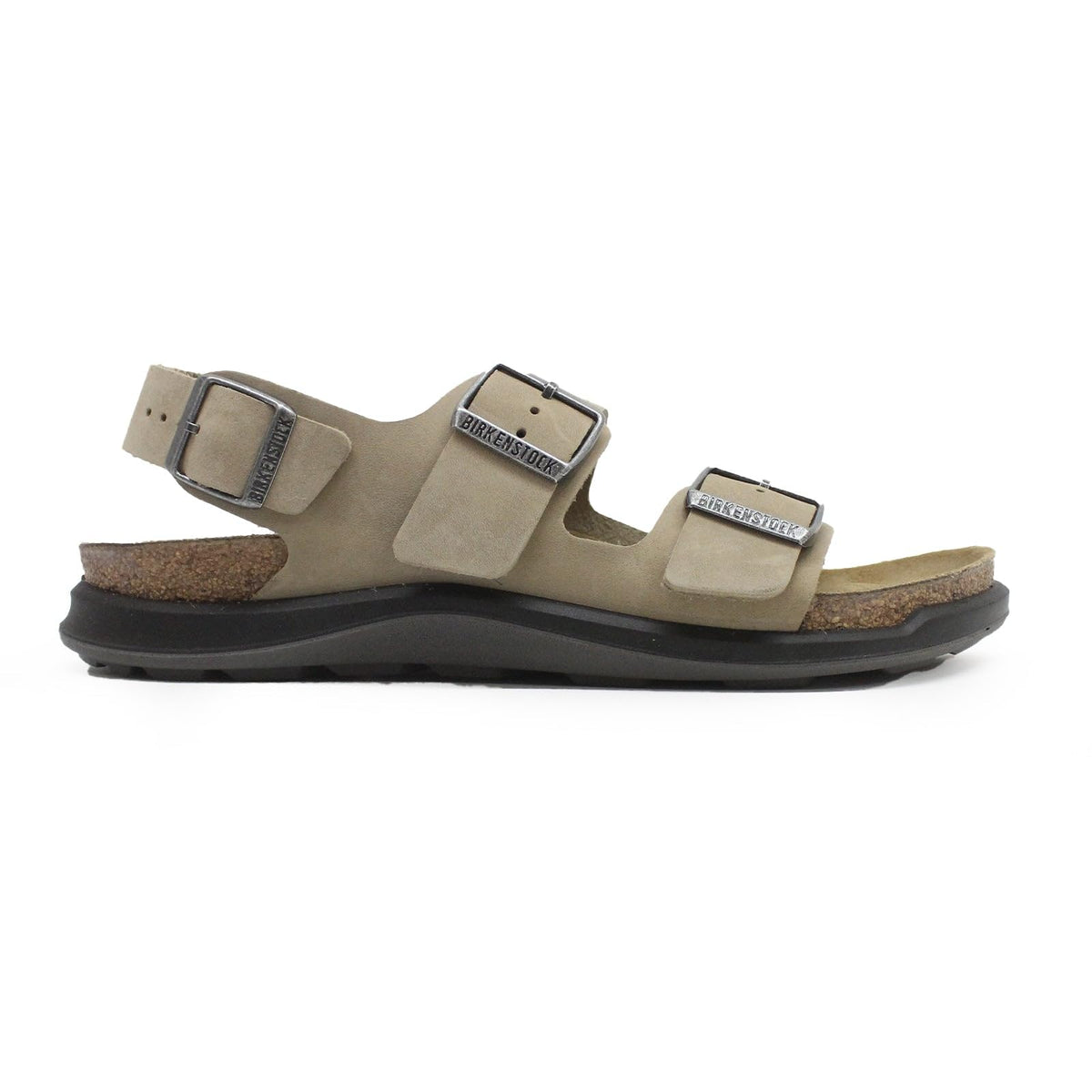Birkenstock Unisex Milano CT W Nubuck Leather Tobacco Brown Sandals 6 W / 4 M US