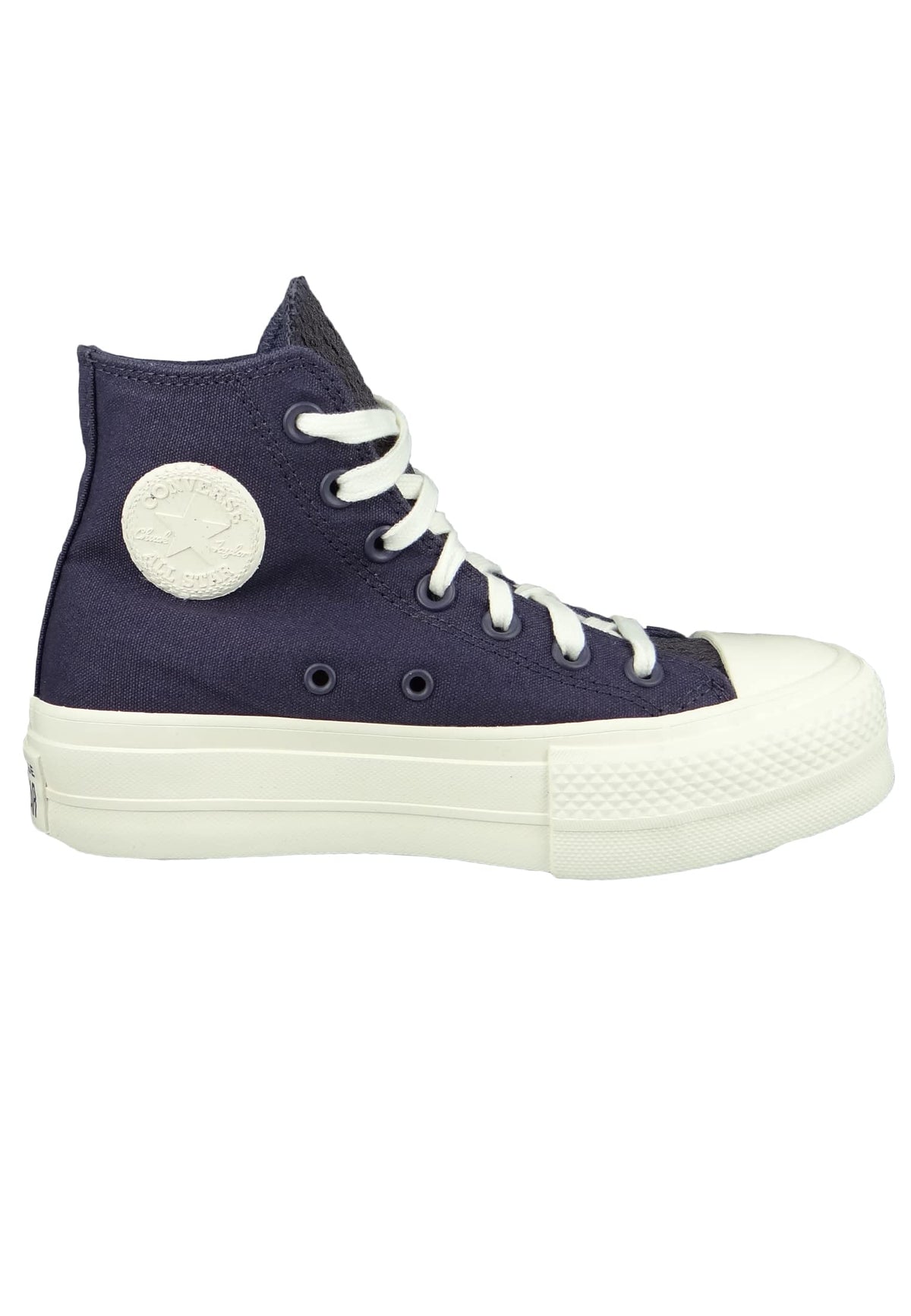 Converse Women's Chuck Taylor All Star Lift Sneakers, Dark Raisin/Dark Raisin/Egret, Purple, White, 9.5 Medium US