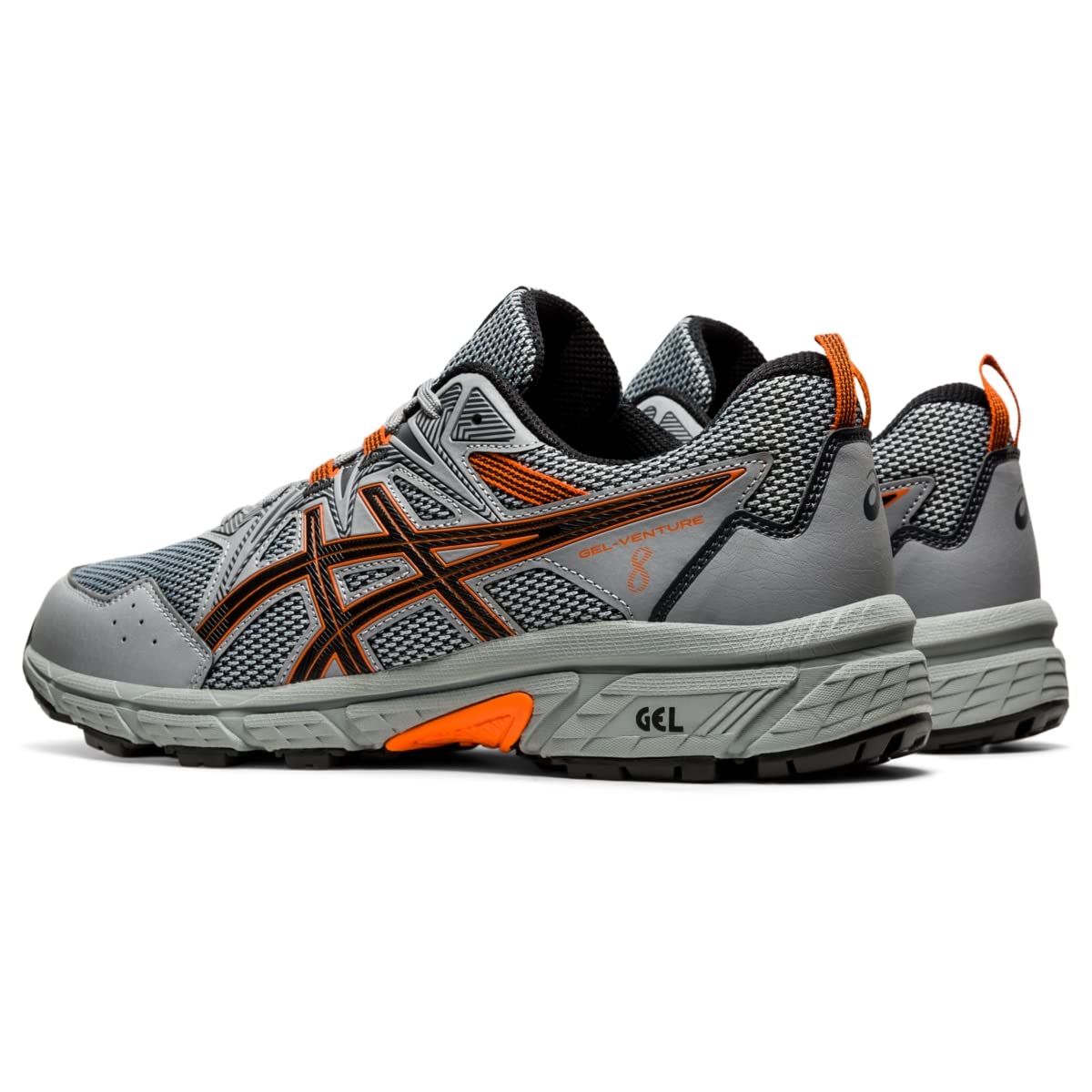 ASICS Men's Gel-Venture 8 Running Shoes, 14, Sheet Rock/Habanero