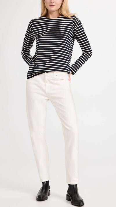 AG Adriano Goldschmied Women's Ex Boyfriend Slim Jeans, 1 Year Tonal White, 26