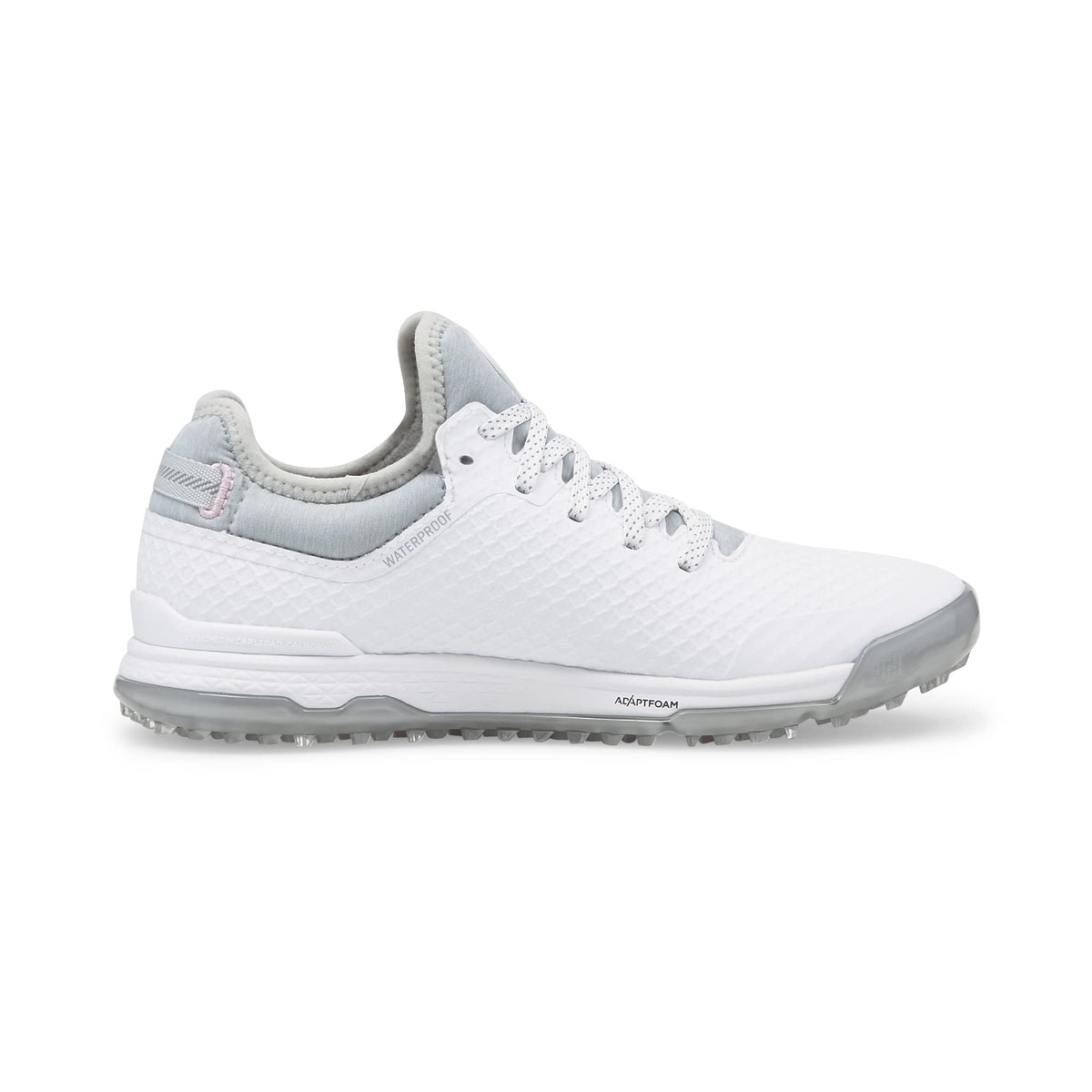 PUMA GOLF Women's Proadapt Alphacat Golf Shoe 12 Puma White-puma Silver-pink Lady