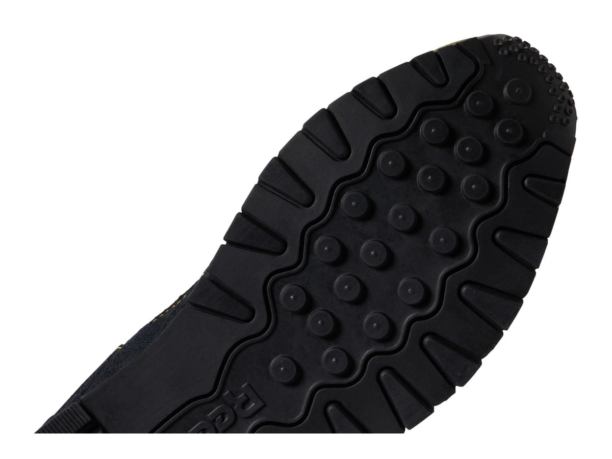 Reebok Classic Leather Army Green/Black/Bright Ochre Men's 11, Women's 12.5 Medium