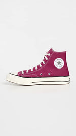 Converse Men's Chuck 70 Recycled Canvas Sneakers, Hibiscus, Pink, 12 Medium US