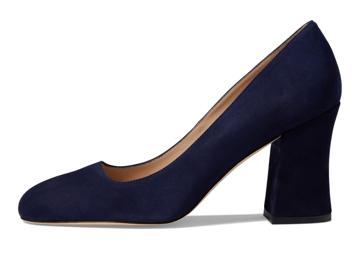 Stuart Weitzman Curveblock 85 Pump Nice Blue 7.5 B