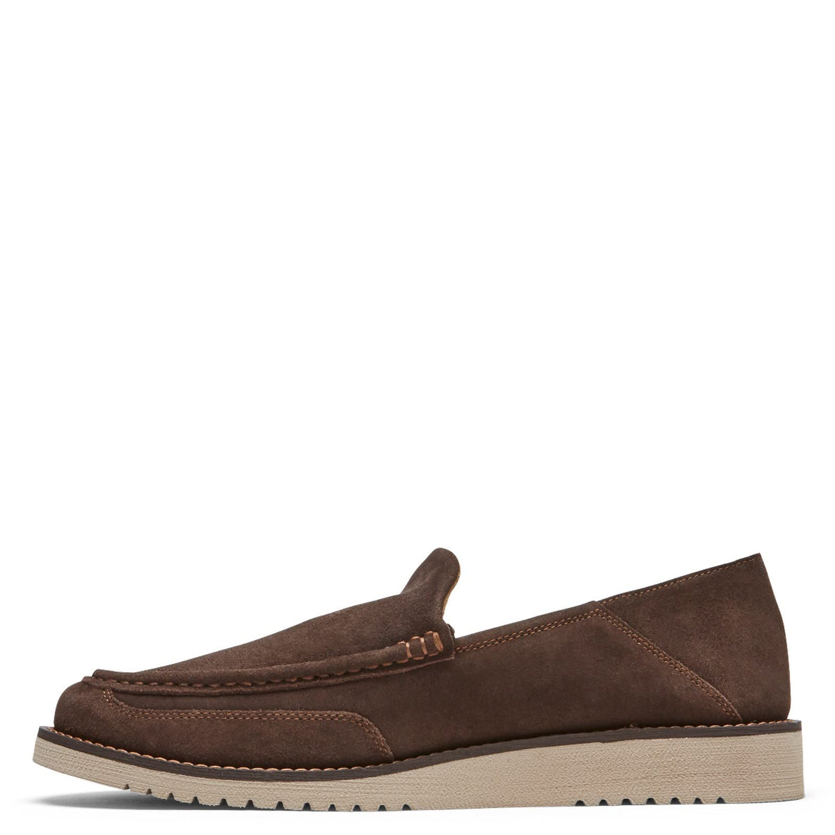 Rockport Men's Axelrod Crush Back Slipper, Java Nubuck, 8.5 Wide