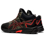 ASICS Men's Gel-Venture 8 Mid Top Running Shoes, 8.5, Black/Cherry Tomato