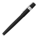 BOSS Rollerball Pen Gear Pinstripe Black/Chrome | Black Ink | Gift Box