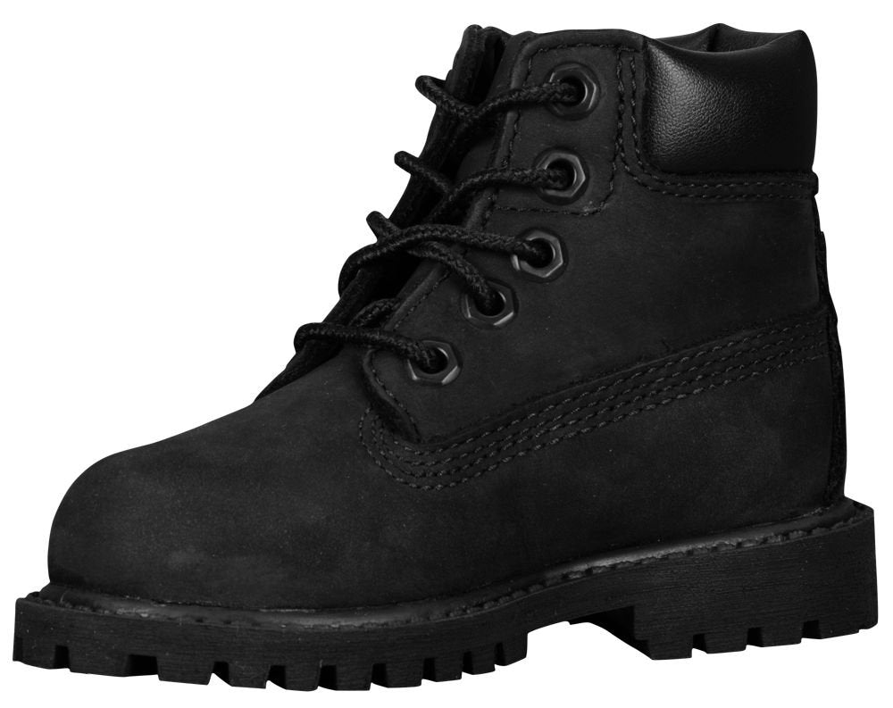Timberland Toddler 6-Inch Premium Waterproof Boots Black Nubuck 4.5 M