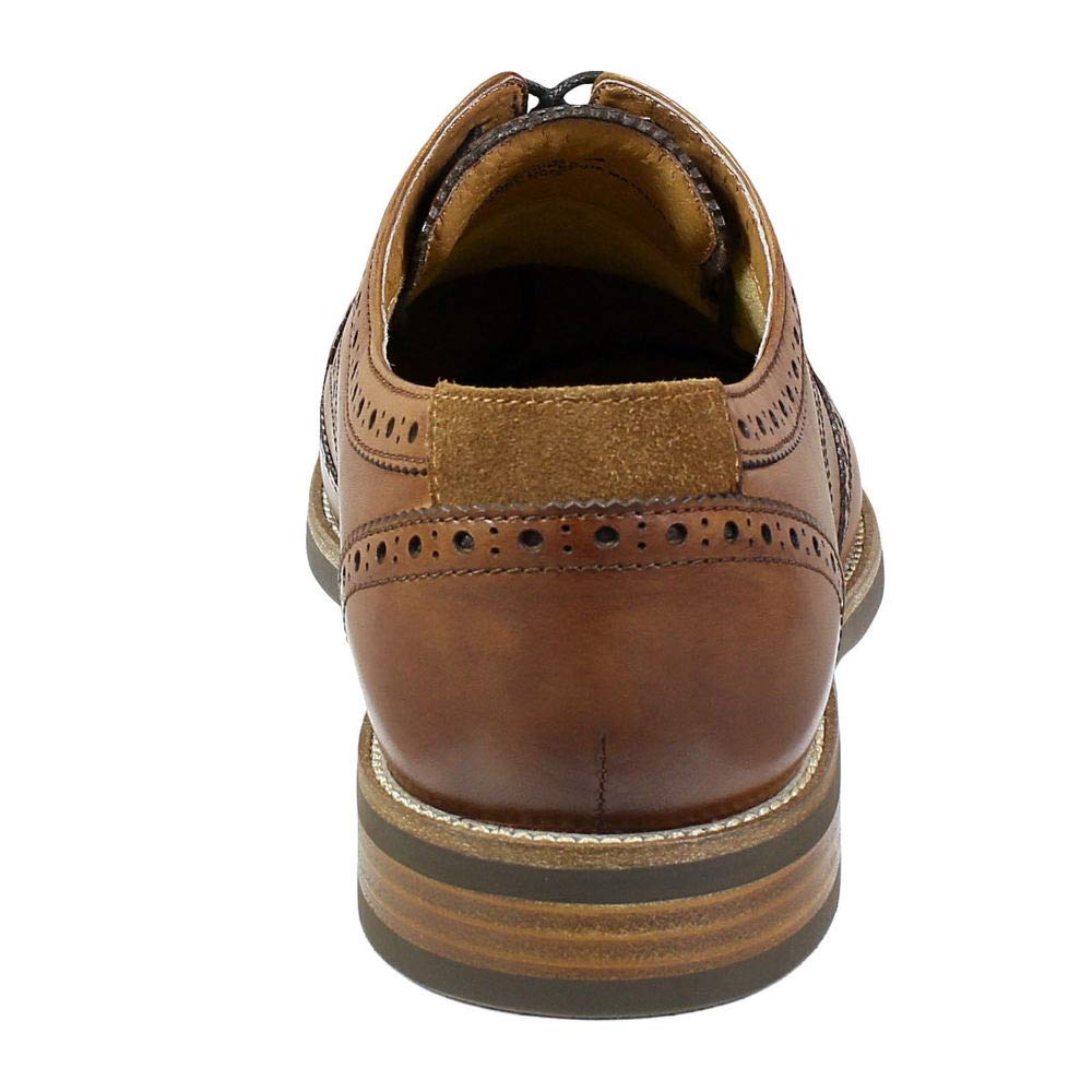 Florsheim Men's Oxfords, Cognac Leather/Suede, 7