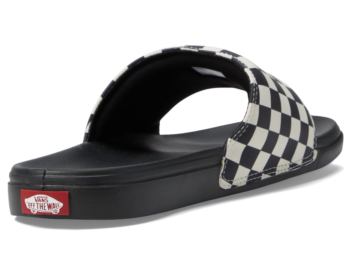 Vans Men's La Costa Slide-On Sandal, Checkerboard Unexplored Navy, Size 10
