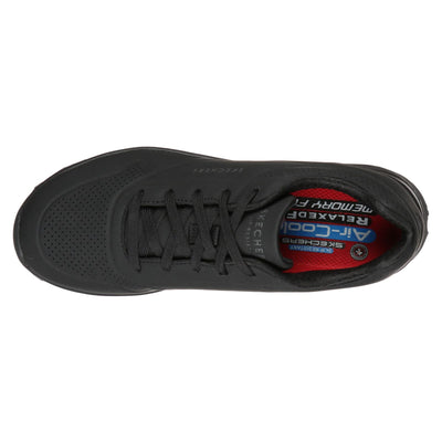 Skechers Women's Uno Sr 108021 Food Service Shoe, Black, 8.5