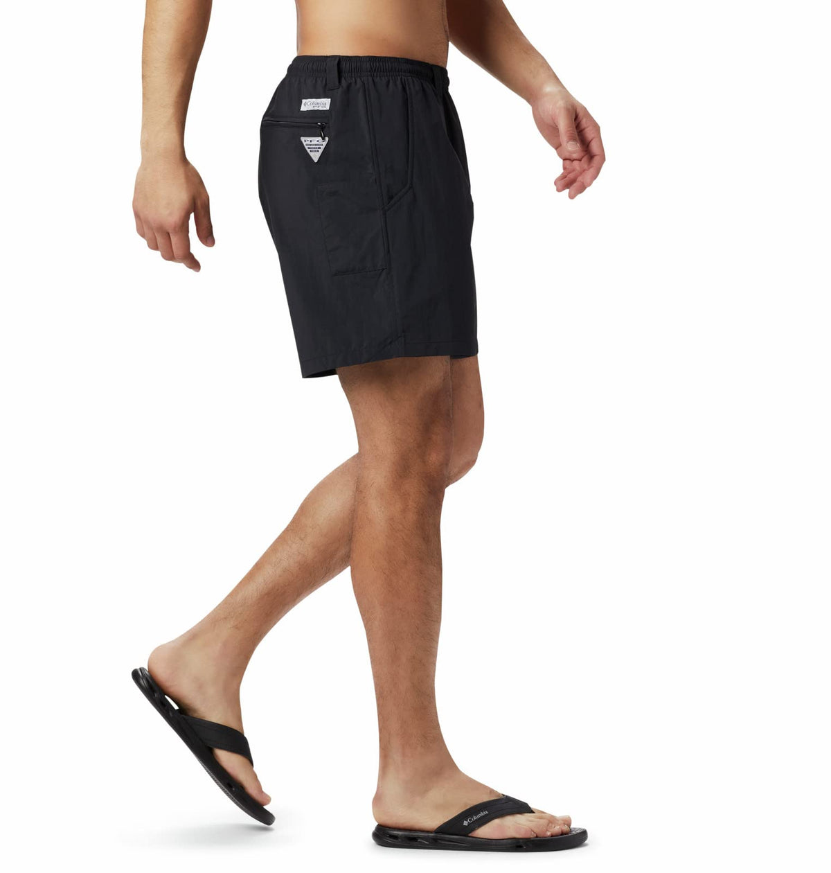 Columbia Men's Backcast III Water Short, Black, Large/8" Inseam