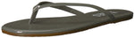 TKEES Women's Glosses Flip Flop, Sweet Smoke, 9 B US