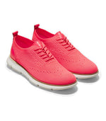 Cole Haan 4. Zerogrand Stitchlite Oxford - Shoes for Women - Round Toe - Anatomical Footbed - Pull Loop Ashes of Roses Flash Knit 8 B - Medium