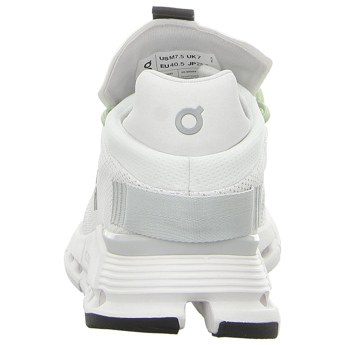 On Men's Cloudnova Sneakers, White/Mineral, 13 Medium US