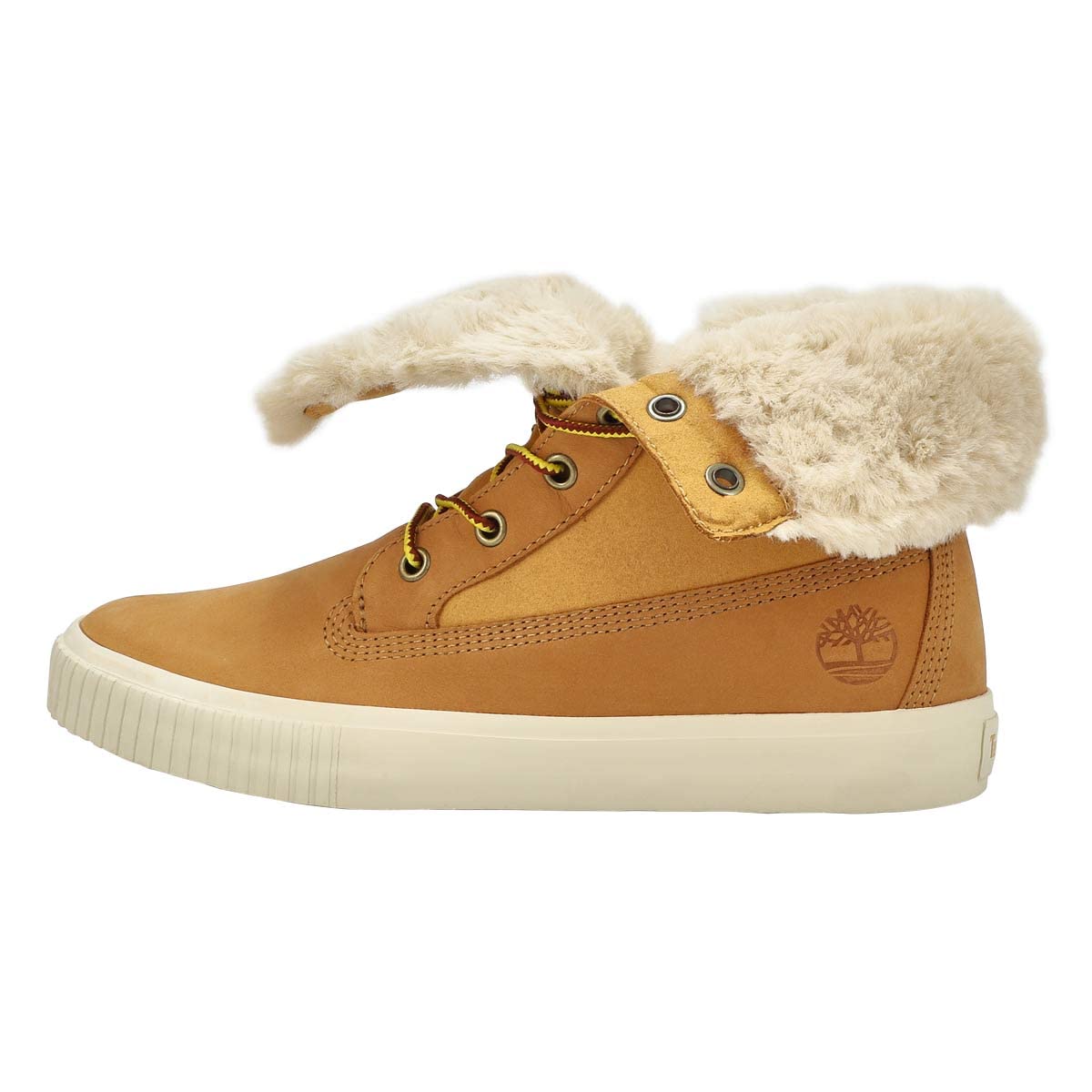 Timberland Skyla Bay Fleece Fold-Down Wheat Nubuck 9 B (M)