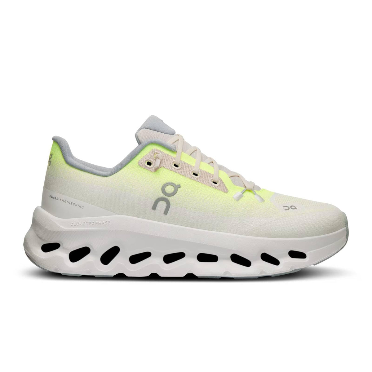 On Women's Cloudtilt Sneakers, Lime | Ivory, White, Green, 7 Medium US