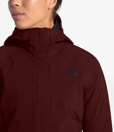 THE NORTH FACE Women's Thermoball Eco Triclimate Jacket, Deep Garnet Red, Medium