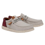 HEYDUDE Wally Funk Baja Cream Size 12 | Men's Shoes | Men's Slip On Loafers | Comfortable & Light Weight