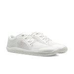 Vivobarefoot Primus Lite, Mens Vegan Light Movement Breathable Shoe with Barefoot Sole White