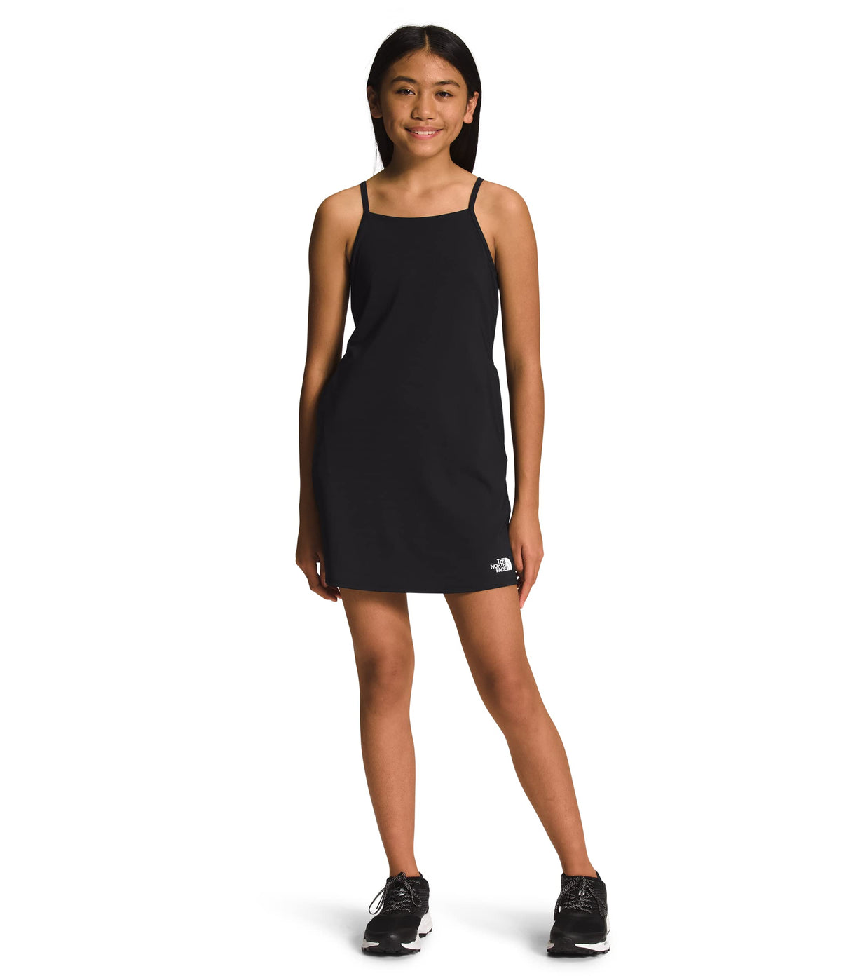 THE NORTH FACE Girl's Never Stop Dress (Little Kids/Big Kids) TNF Black MD (10 Big Kid)