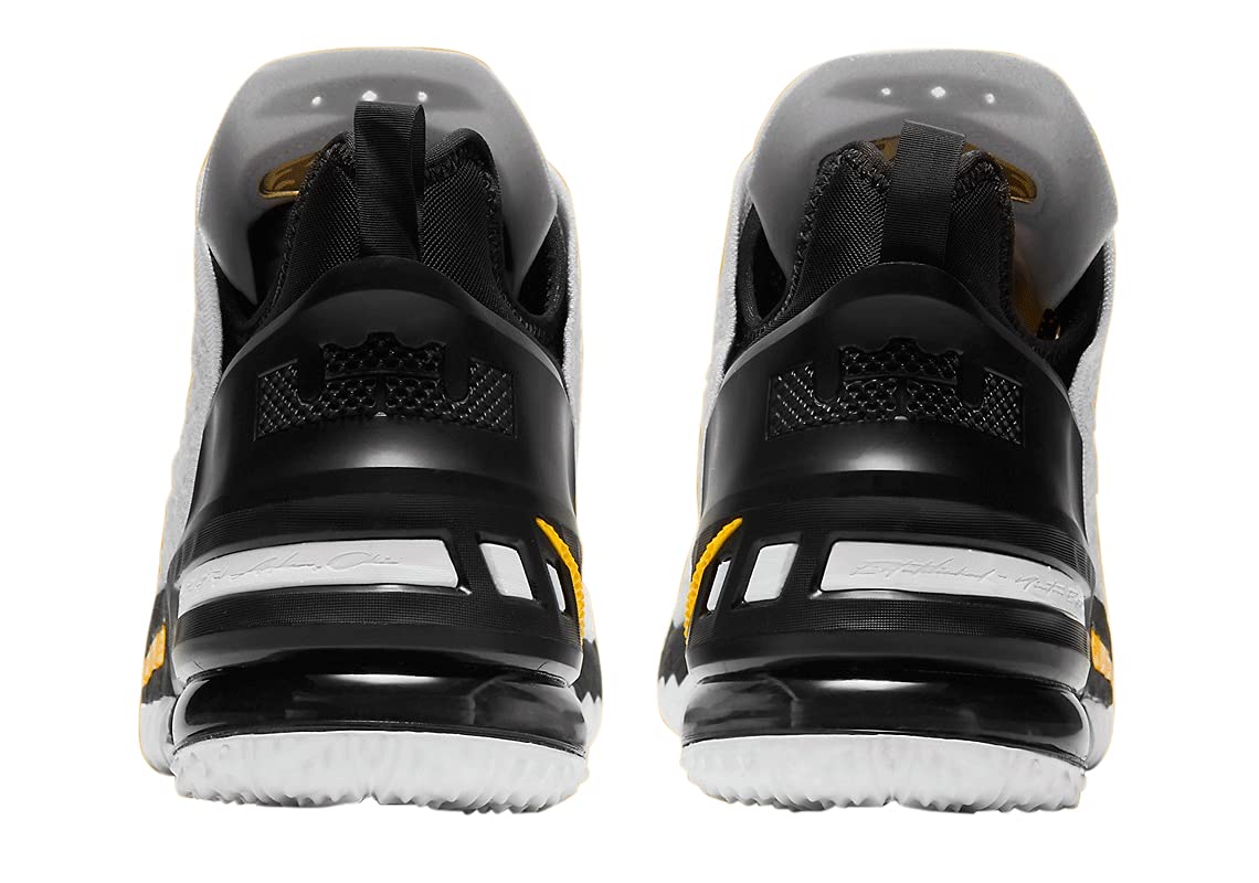 Nike Mens Lebron XVIII Home White/Amarillo-Black (CQ9283 100) - 8