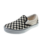 Vans Slip On Unisex Sneakers, Checkerboard Black/Off White, 5.5 US Women/4 US Men