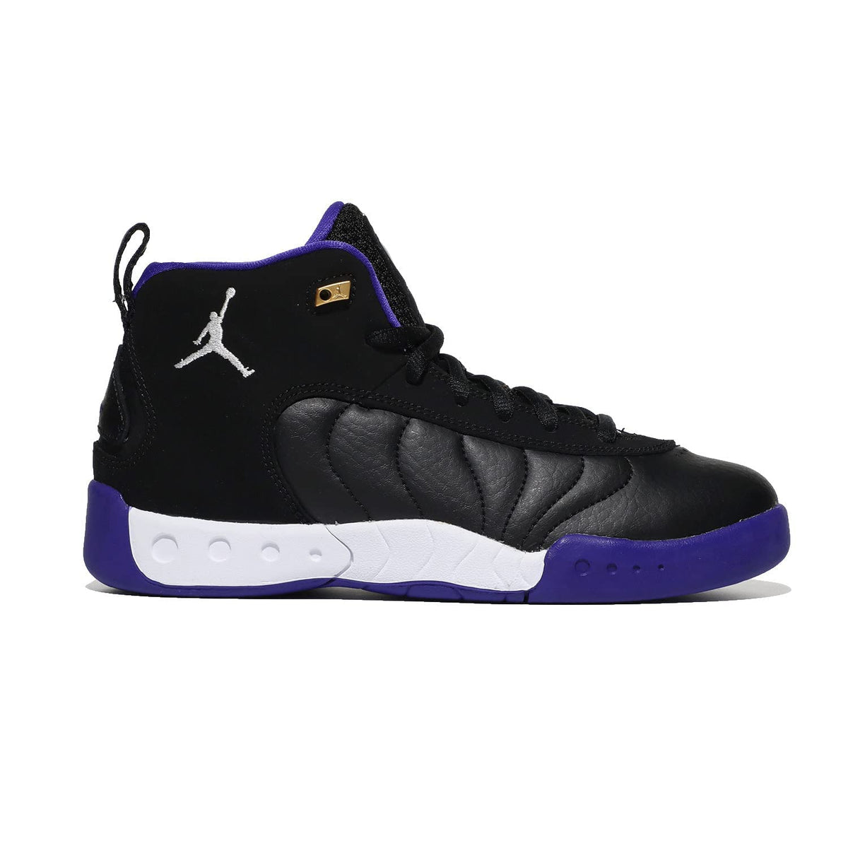 Jordan Boy's Jumpman Pro (Little Kid) Black/White/Bright Concord/Metallic Gold 12 Little Kid M