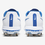 Nike Women's Lunar Hyperdiamond 3 Pro Metal Fastpitch Softball Cleats, White/Game Royal-pure Platinum, 9.5