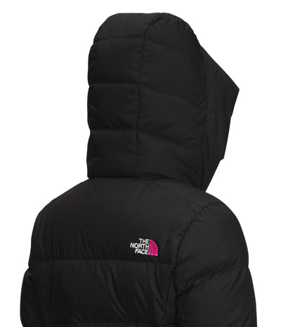 THE NORTH FACE Women's Metropolis Insulated Parka (Standard and Plus Size), TNF Black/Mr. Pink, 3X