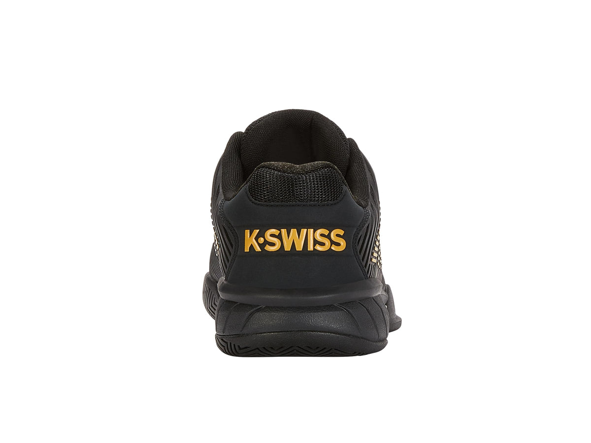 K-Swiss Men's Hypercourt Express 2 Tennis Shoe, Moonless Night/Amber Yellow, 9.5 W