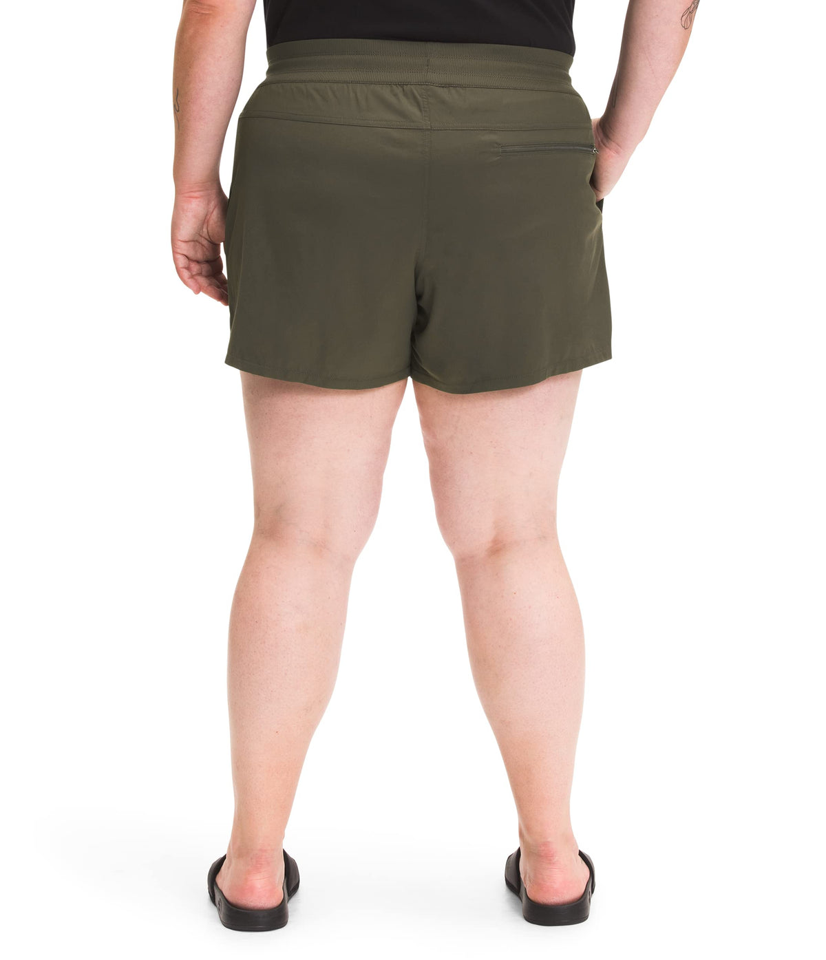 THE NORTH FACE Women's Aphrodite Motion Short, New Taupe Green, X-Large Regular