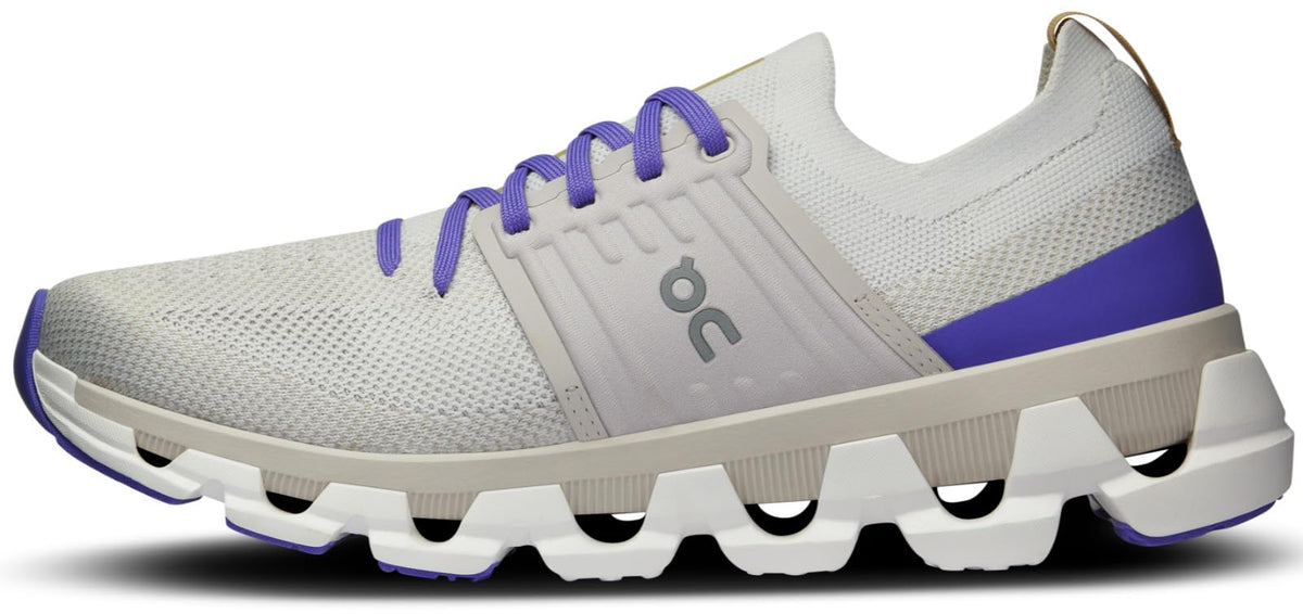 On Women's Cloudswift 3 Sneakers, White | Blueberry, 11 Medium US