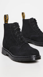 Dr. Martens Men's 101 Mono Boots, Black E.H Suede Mb, 8 Medium US