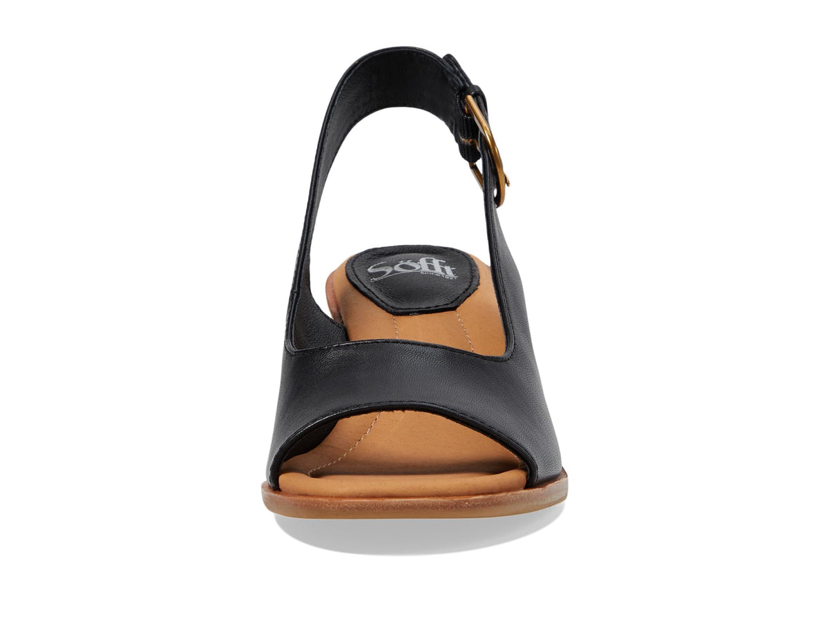 Sofft Women's Gabriella Wedge Sandal, Black, 9.5