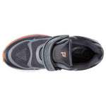 Propet Men One Strap Sneaker, Burnt Orange/Dark Grey, 07 E US