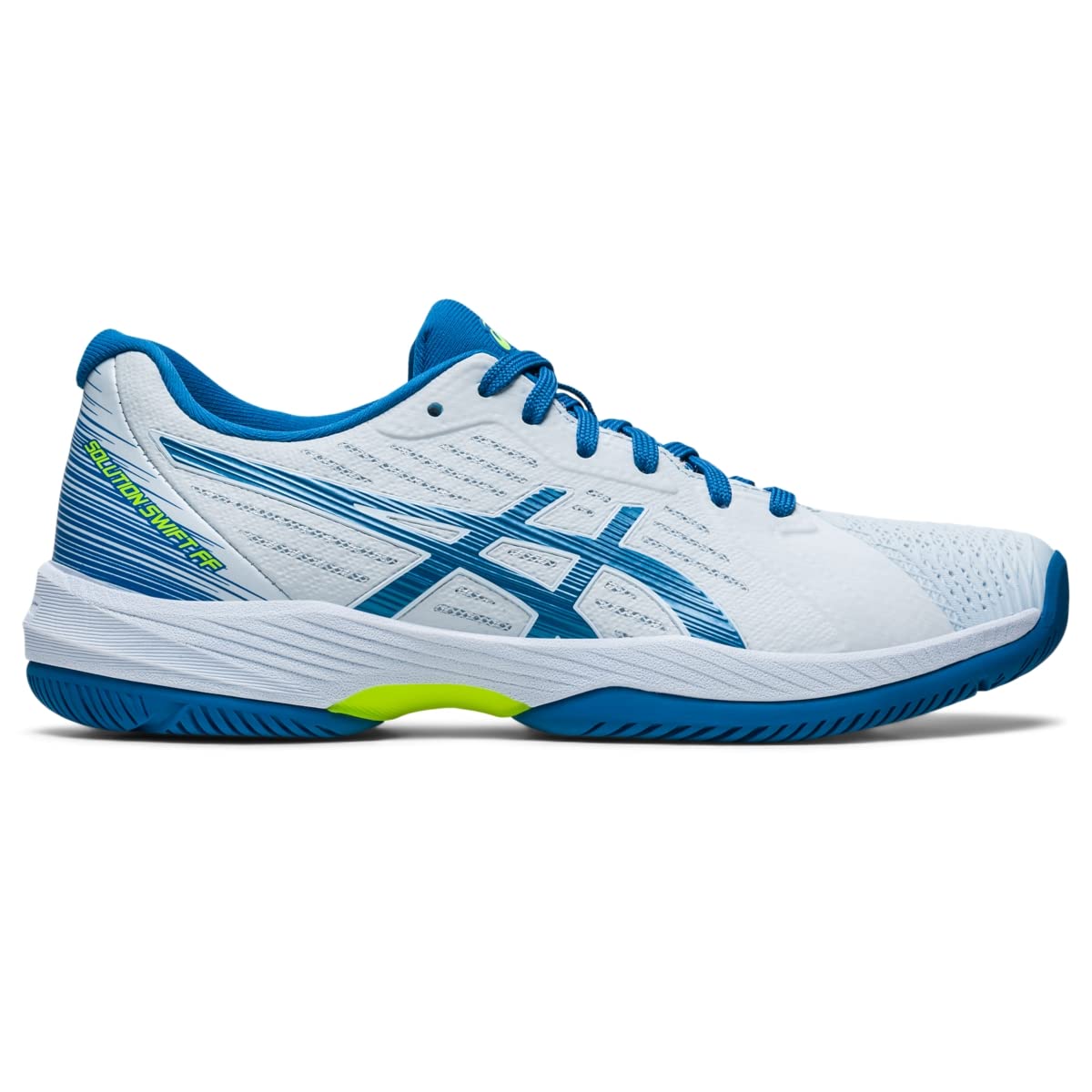 ASICS Women's Solution Swift FlyteFoam Tennis Shoes, 8.5, Sky/Reborn Blue
