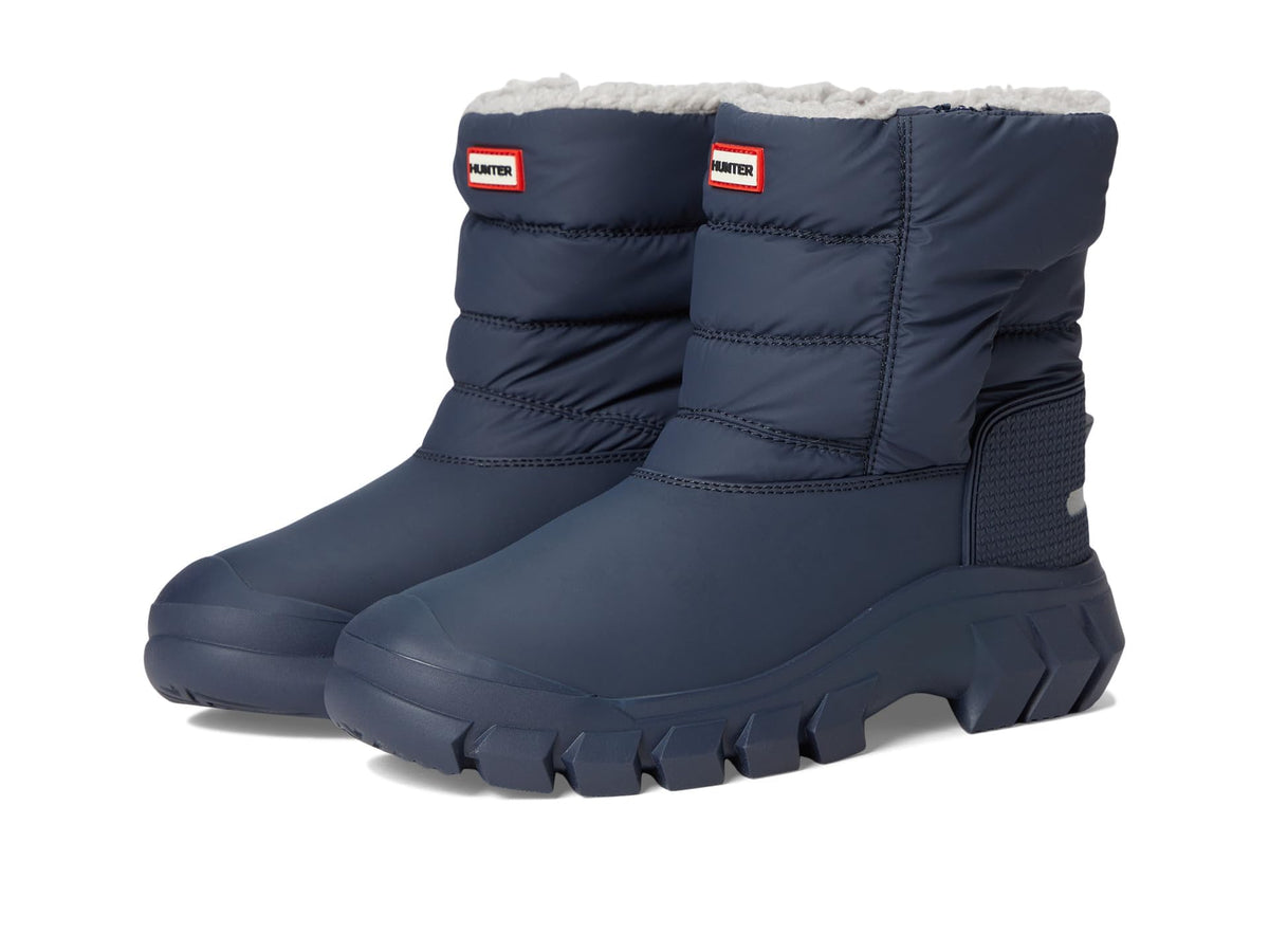 Hunter Snow Boots (Little Big Kid) Rain, Dark Blue, 1 US Unisex
