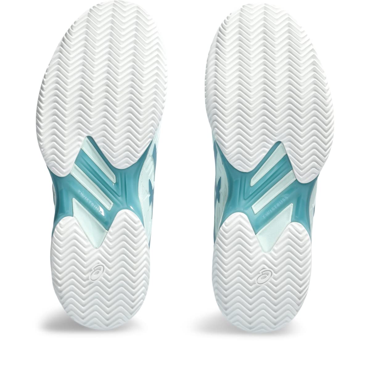 ASICS Women's Solution Speed FlyteFoam 2 Clay Tennis Shoes, 9.5, Soothing SEA/GRIS Blue