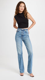 Reformation Women's Lindy Top, Black, S