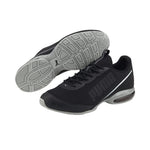 PUMA Cell Divide Running Shoe Men's Running 14 Black-metallic Silver