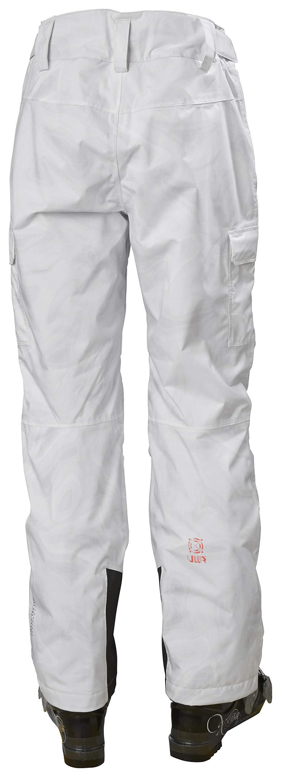 Helly-Hansen Womens Switch Cargo Insulated Waterproof Ski Pant, 047 Snow Nmm Map, Large