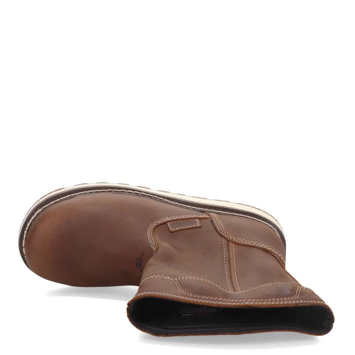 KEEN Utility Men's Cincinnati Wellington Composite Toe Wedge Pull On Work Boots, Belgian/Sandshell, 11