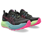 ASICS Women's Trabuco Max 2 Running Shoes, 10, Black/HOT Pink