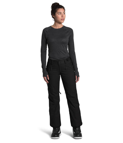 THE NORTH FACE Women's Freedom Insulated Pant (Standard and Plus Size), TNF Black, 1X Plus Long