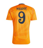 #9 Mbappe Madrid Away Soccer Jersey 2024/2025 (X-Large) Orange