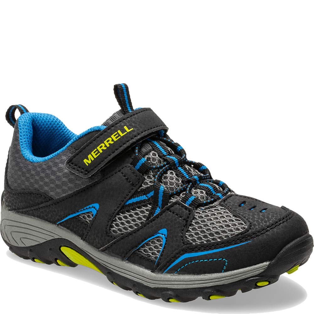 Merrell Kids' Trail Chaser Hiking Sneaker Black/Blue 1 Big Kid